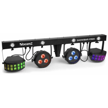 BeamZ Showbar FREE Complete lichtshow op T-bar met tas | BeamZ