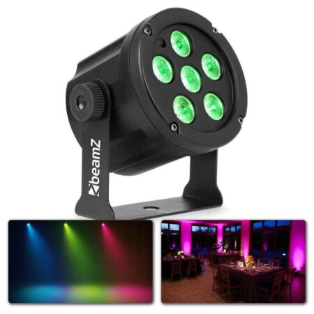 BeamZ SlimPar30 - Krachtige compacte LED Par spot 6x 3W LED's | BeamZ