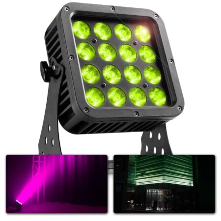 BeamZ StarColor128 outdoor LED floodlight - 16x 8W RGBW | BeamZ