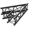 BeamZ Truss P30-C19B vierkante truss zwart 45° 2-weg hoek | BeamZ Professional