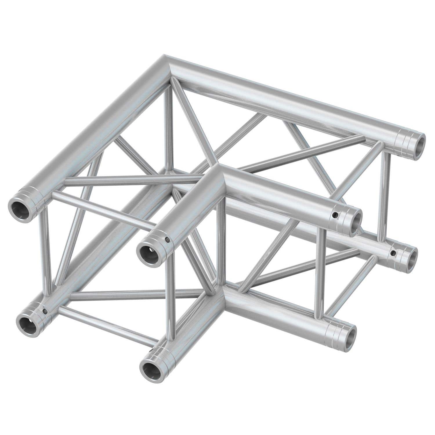 BeamZ Truss P30-C21 vierkante truss 90° 2-weg hoek | BeamZ Professional
