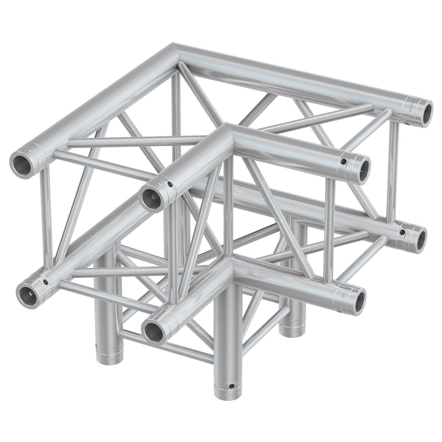BeamZ Truss P30-C30 vierkante truss 90° 3-weg hoek | BeamZ Professional
