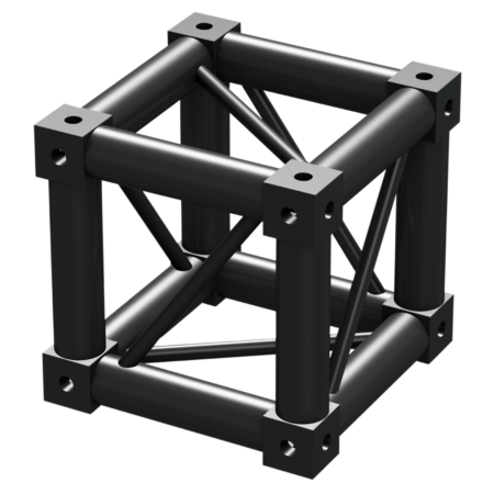 BeamZ Truss P30-MCB-BLK - 6-weg multi hoekstuk connection box | BeamZ Professional