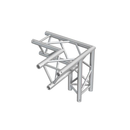 BeamZ Truss P33-C33 driehoek truss 90° 3-weg hoek - Apex down right | BeamZ Professional