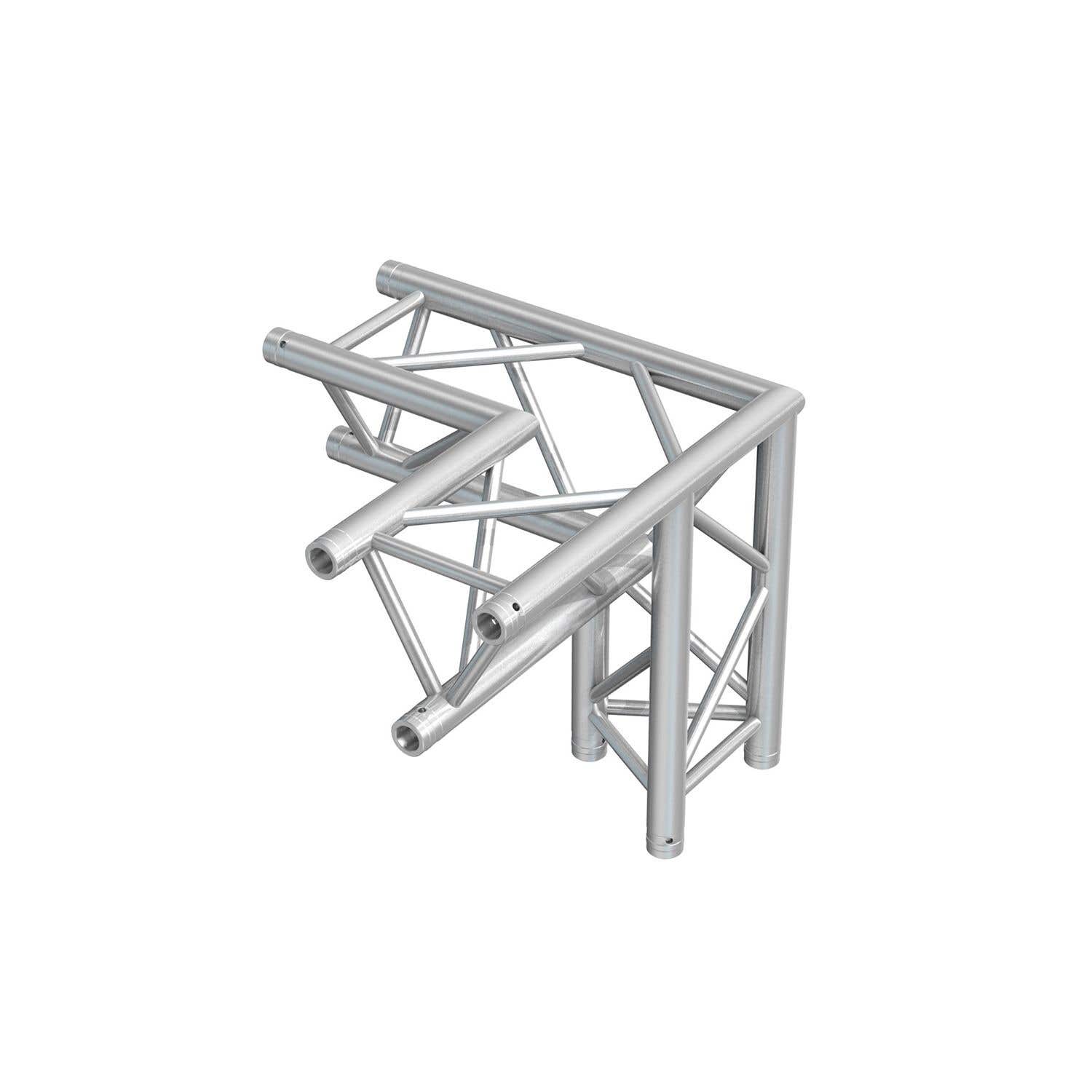 BeamZ Truss P33-C33 driehoek truss 90° 3-weg hoek - Apex down right | BeamZ Professional