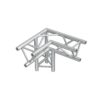 BeamZ Truss P33-C34 driehoek truss 90° 3-weg hoek - Apex down left | BeamZ Professional
