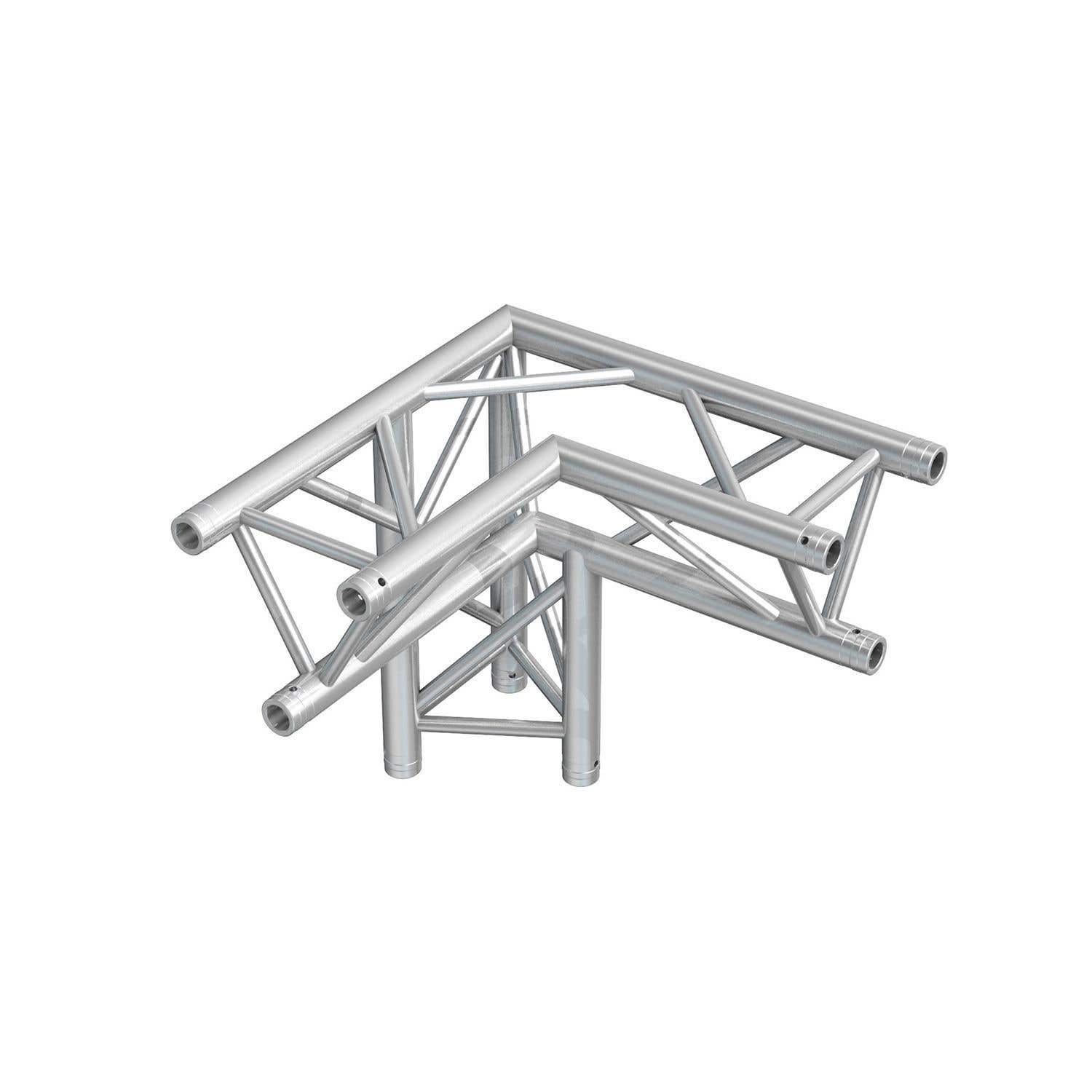 BeamZ Truss P33-C34 driehoek truss 90° 3-weg hoek - Apex down left | BeamZ Professional