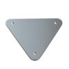 BeamZ Truss P33 driehoek truss baseplate - Zilver | BeamZ Professional