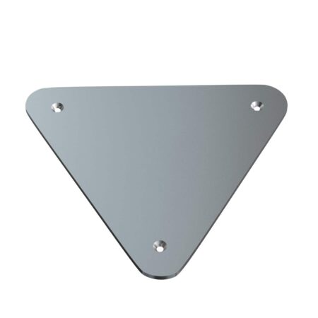 BeamZ Truss P33 driehoek truss baseplate - Zilver | BeamZ Professional