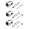 BeamZ Truss - P33 half cone truss connectoren set | BeamZ Professional