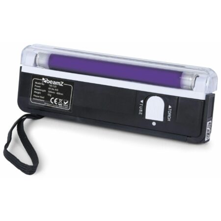 BeamZ draagbare 15cm Blacklight UV lamp met zaklamp | BeamZ