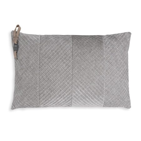 Beau kussen licht grijs 60 x 40 | Knit Factory