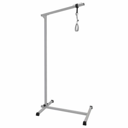 Bedpapegaai inklapbaar met voet | Bedheffer | Bedgalg | Maximaal 130 kg | Met verstelbare band en handgreep | Wit | HE430915 | ThuiszorgwinkelXL