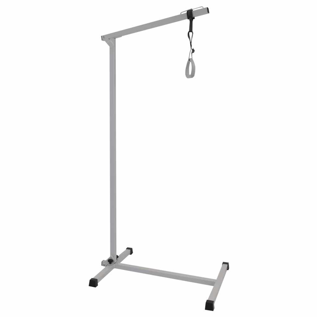 Bedpapegaai inklapbaar met voet | Bedheffer | Bedgalg | Maximaal 130 kg | Met verstelbare band en handgreep | Wit | HE430915 | ThuiszorgwinkelXL