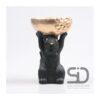 Beeld Eekhoorn met bak 14x22