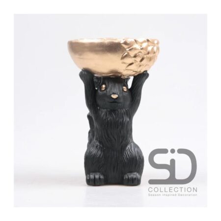 Beeld Eekhoorn met bak 14x22