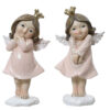 Beeld Engel polyresin roze 10