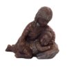 Beeld Meisje met slapende baby | Tenax
