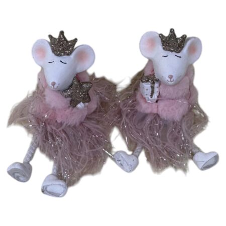 Beeld Muis met bungelbeentjes 7x6