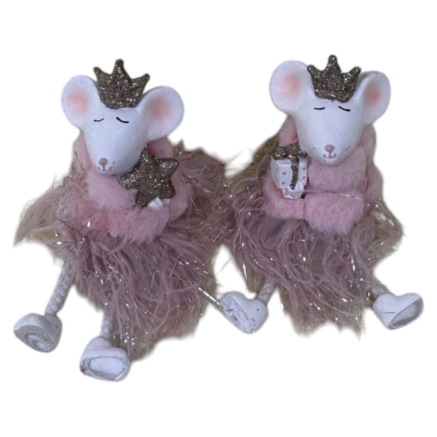 Beeld Muis met bungelbeentjes 7x6