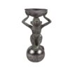 Beeld aap zilverkleurig 26cm | Merkloos