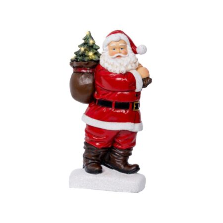 Beeld kerstman LED 9x19