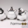 Beeld pinguin 13x22x20cm | Farmwood Animals