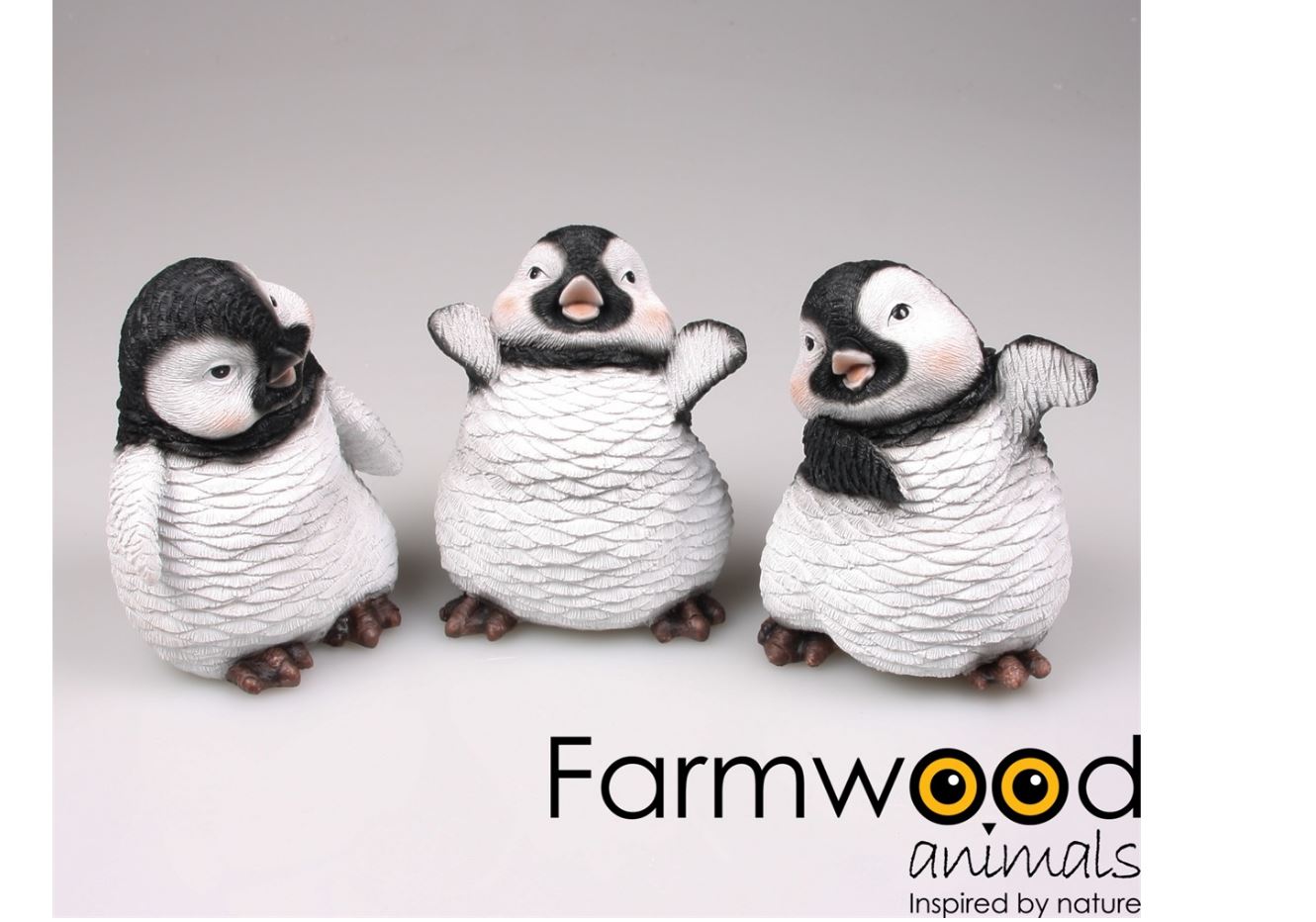 Beeld pinguin 13x22x20cm | Farmwood Animals