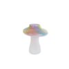 Beeld/Vaas Paddenstoel Rainbow glas H12cm | CosyDecor