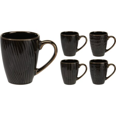 Beker aardewerk 370ml doos a 8st | Excellent Houseware