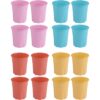 Beker plastic set van 4 stuks | Merkloos