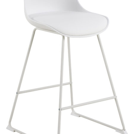Bendt Barkruk Pelle Kunststof - Wit (zithoogte 66cm) | Bendt