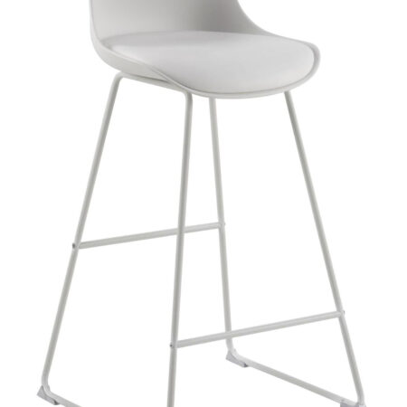 Bendt Barkruk Pelle Kunststof - Wit (zithoogte 76cm) | Bendt