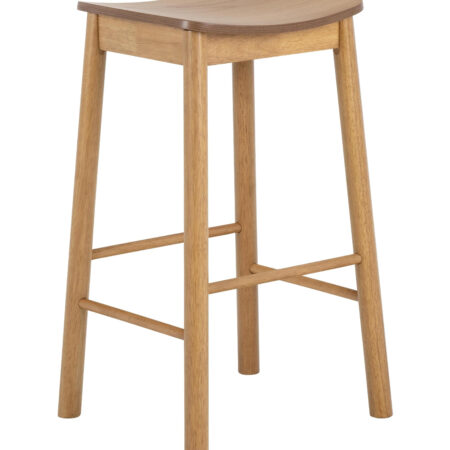 Bendt Barkruk Vernard Eiken (zithoogte 74cm) - Naturel | Bendt