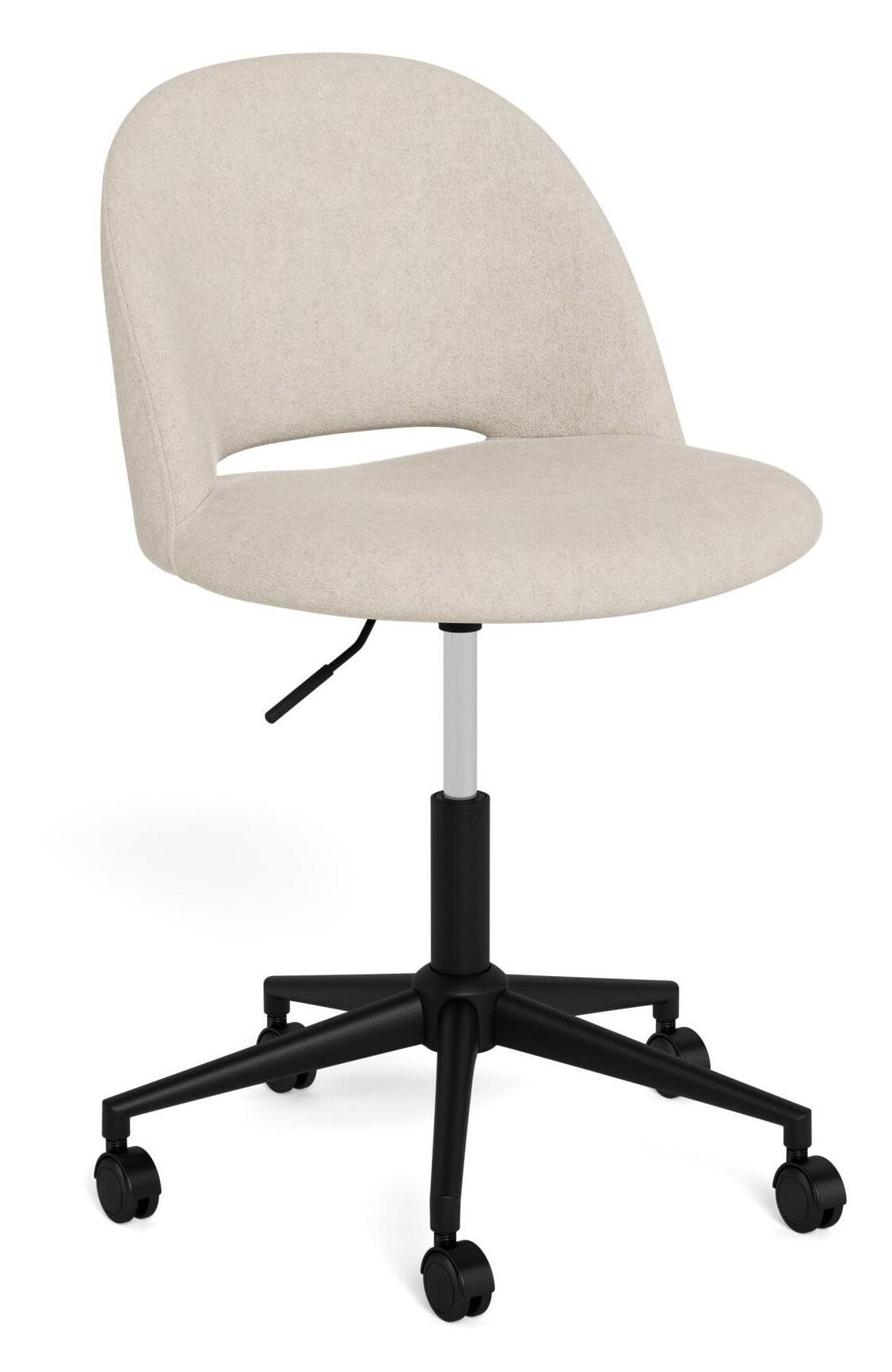 Bendt Bureaustoel Lourdes Chenille - Beige | Bendt