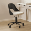 Bendt Bureaustoel Vila Eiken en chenille - Beige/Zwart | Bendt