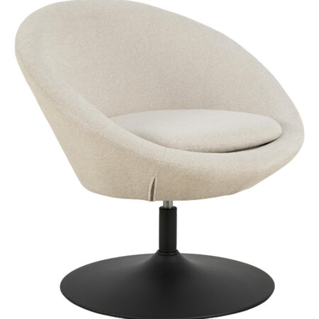 Bendt Draaifauteuil Lærke Geweven - Beige | Bendt