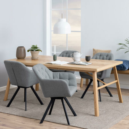 Bendt Eettafel Gregor Visgraat Eiken