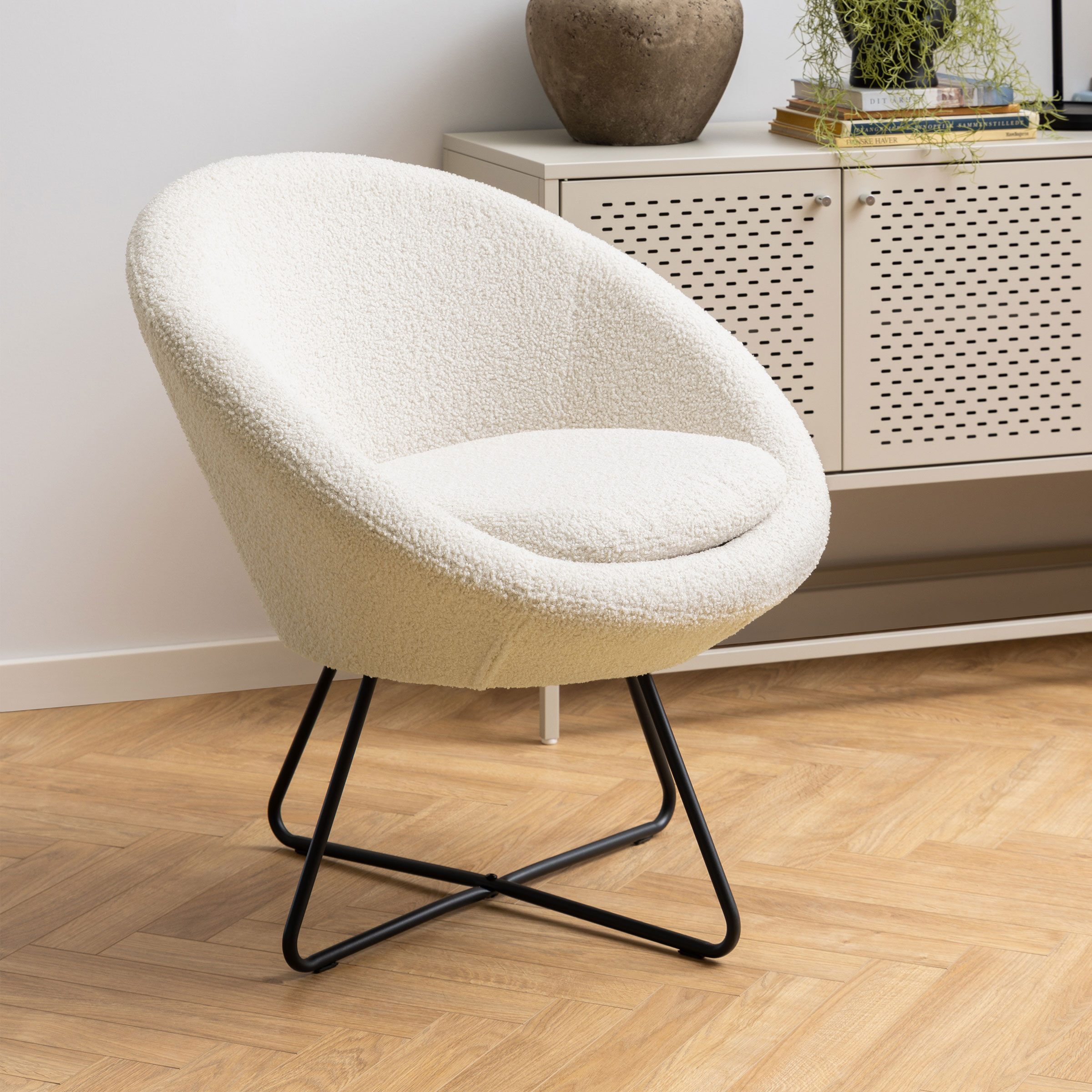 Bendt Fauteuil Lærke Teddy - Beige | Bendt
