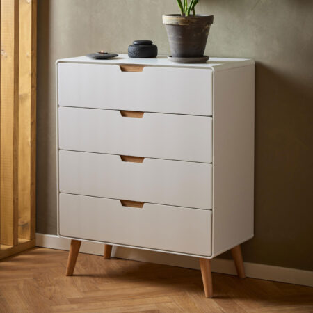 Bendt Ladekast Roselle 100 x 80cm - Wit | Bendt