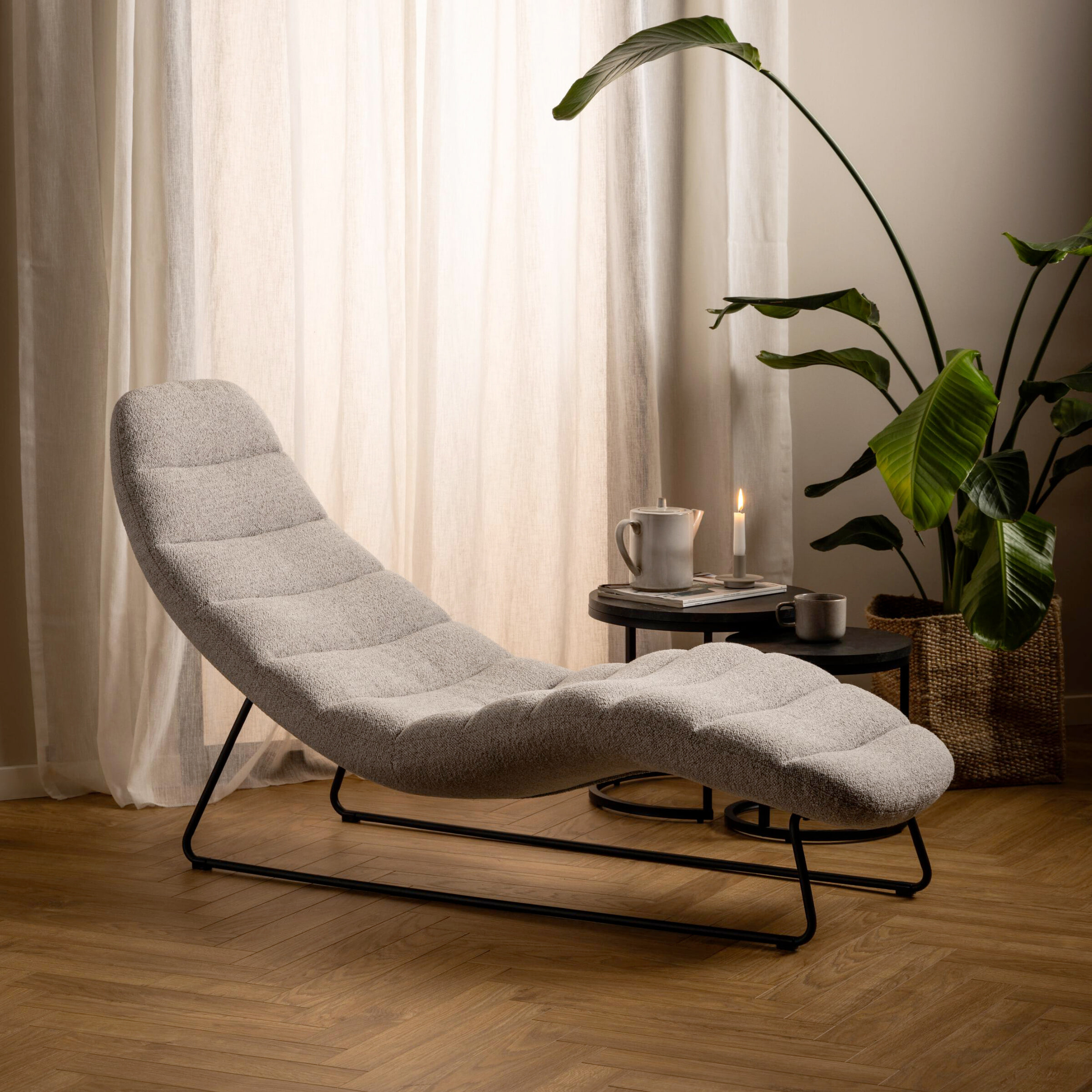 Bendt Lounge Fauteuil Tiago Bouclé - Beige | Bendt