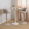 Bendt Ronde Bartafel Tempest Keramiek met marmerprint