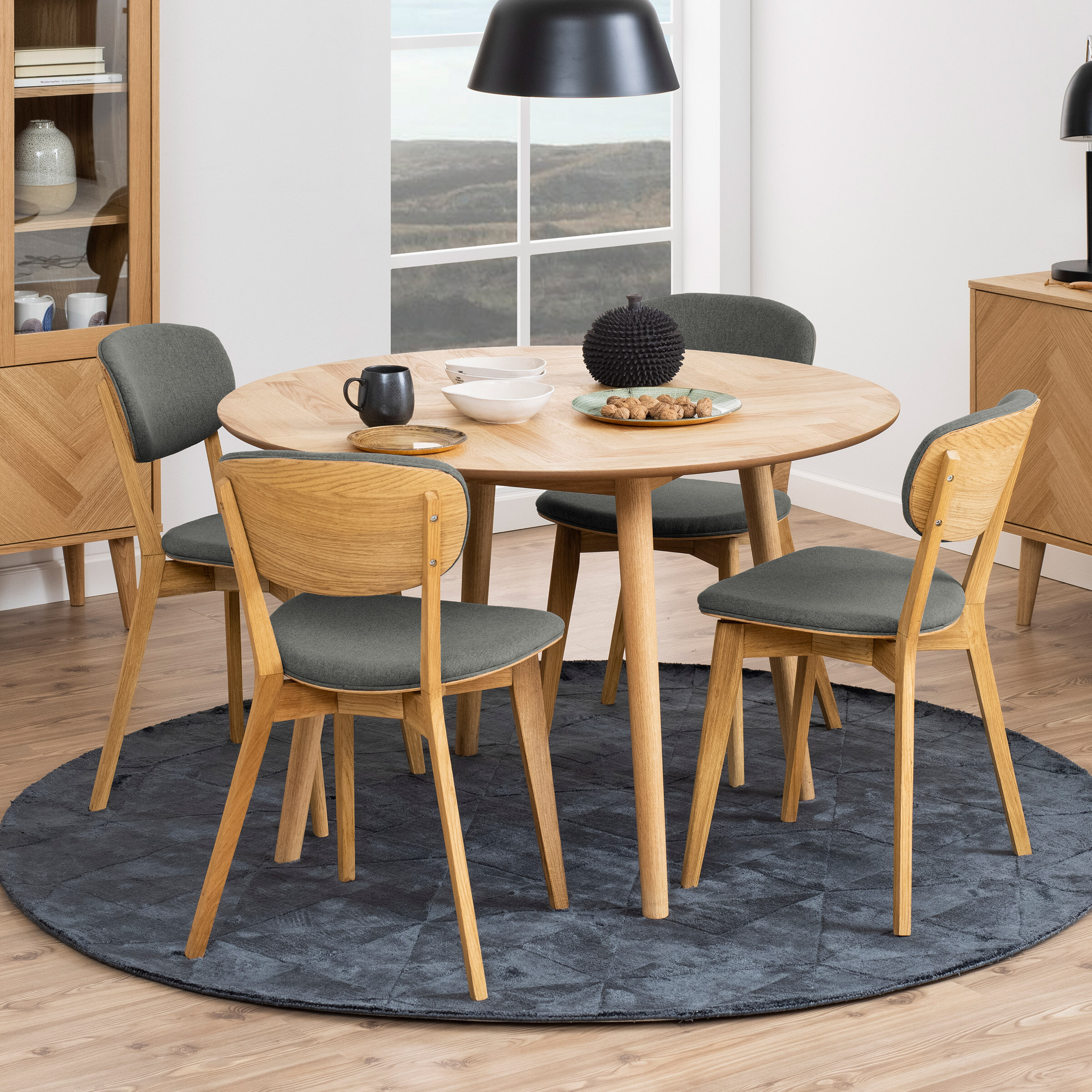 Bendt Ronde Eettafel Ebbe Visgraat