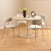 Bendt Ronde Eettafel Ibiza 110cm - Beige | Bendt