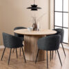 Bendt Ronde Eettafel Sharalyn Eiken