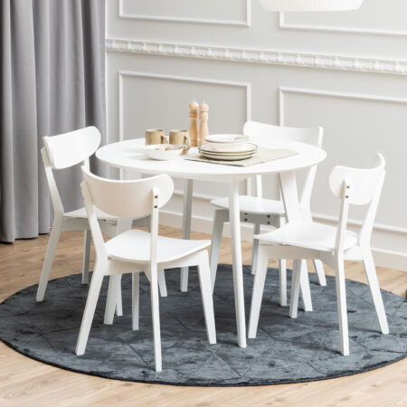 Bendt Ronde Eettafel Torkil 105cm - Wit | Bendt