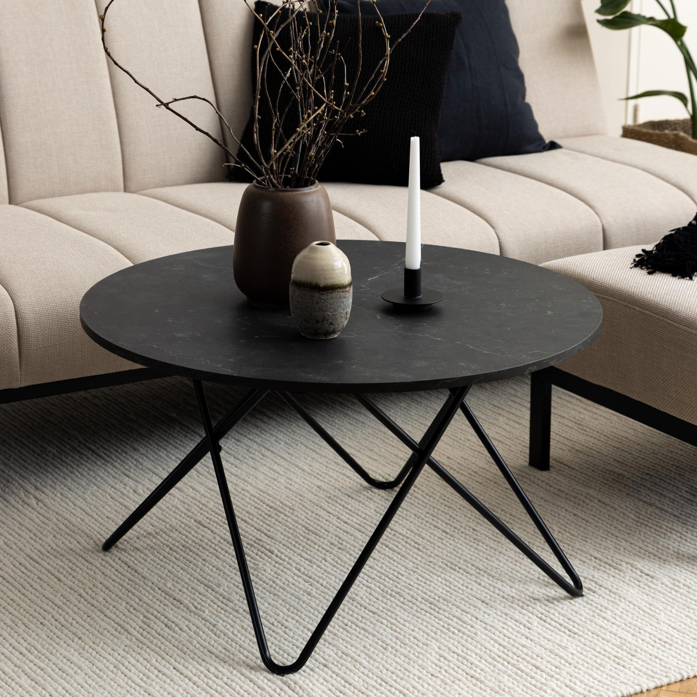Bendt Ronde Salontafel Constantinos Marmerlook