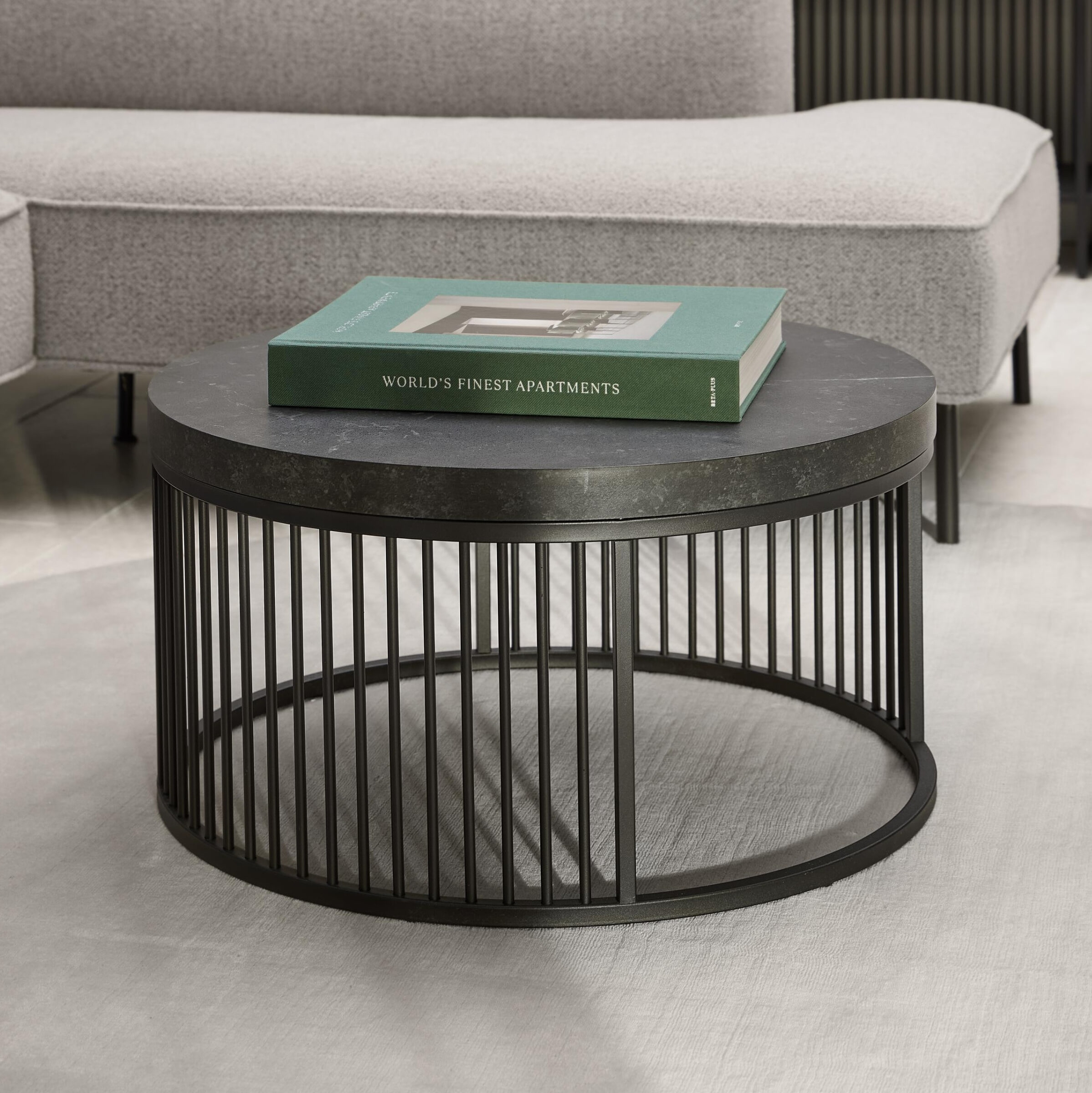 Bendt Ronde Salontafel Esme Marmerlook