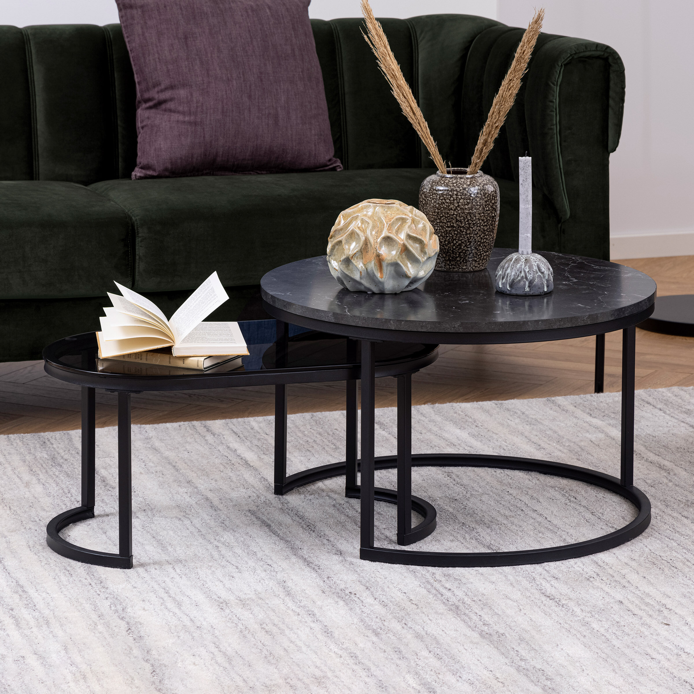 Bendt Salontafel Flemming Set van 2 stuks