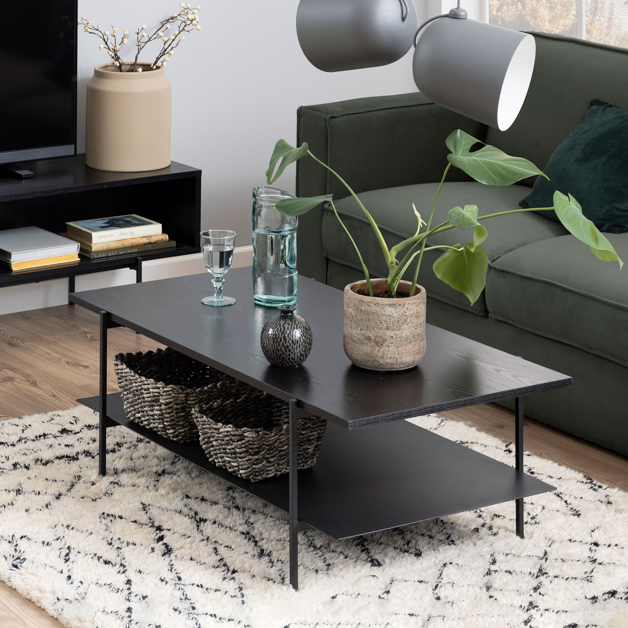 Bendt Salontafel Mick 115 x 60cm - Zwart | Bendt